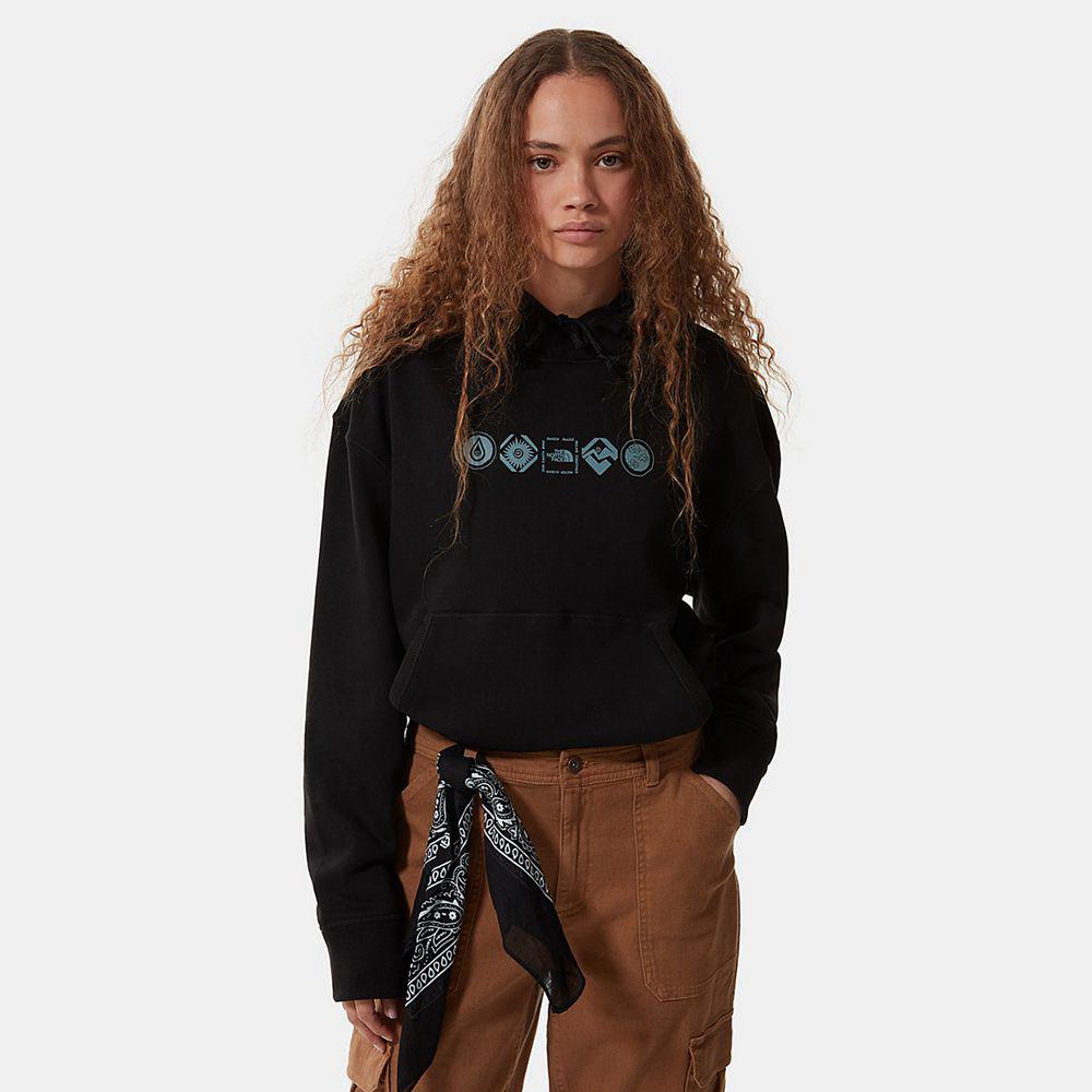 The North Face Himalayan Bottle Source Γυναικεια Φούτερ Hoodie - Μαυρα (ORSB43152)